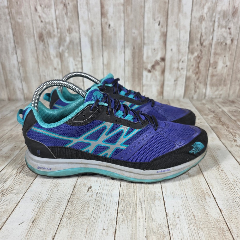 The North Face Arnuva Trail Running Shoes Athletic Purple Blue Size 8
